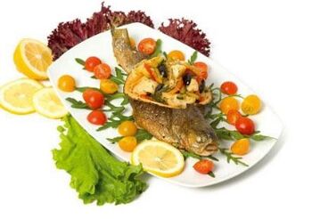 Fish with vegetables -sayuran