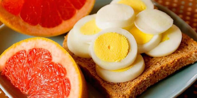 citrus and boiled eggs for Maggi's diet