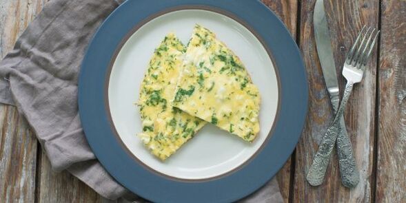 omelet with vegetables for dukan diet