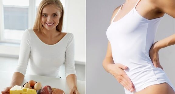 The results of weight loss of girls with a diet without carbohydrates